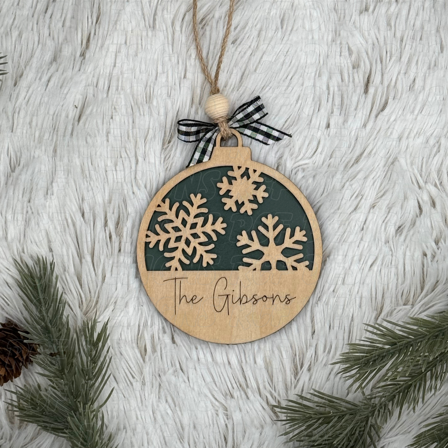 Personalized Snowflake Ornament