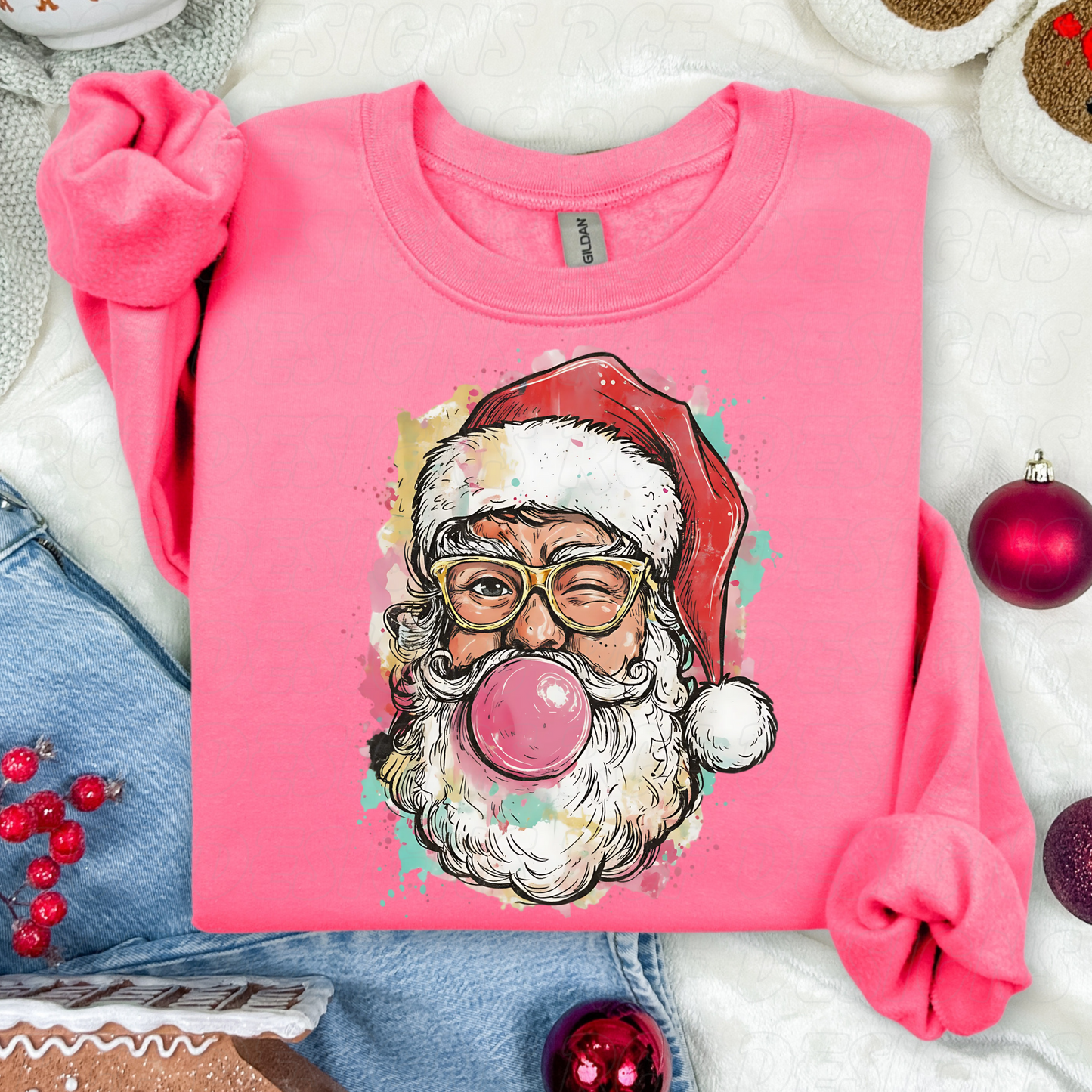 Vintage Santa Bubblegum
