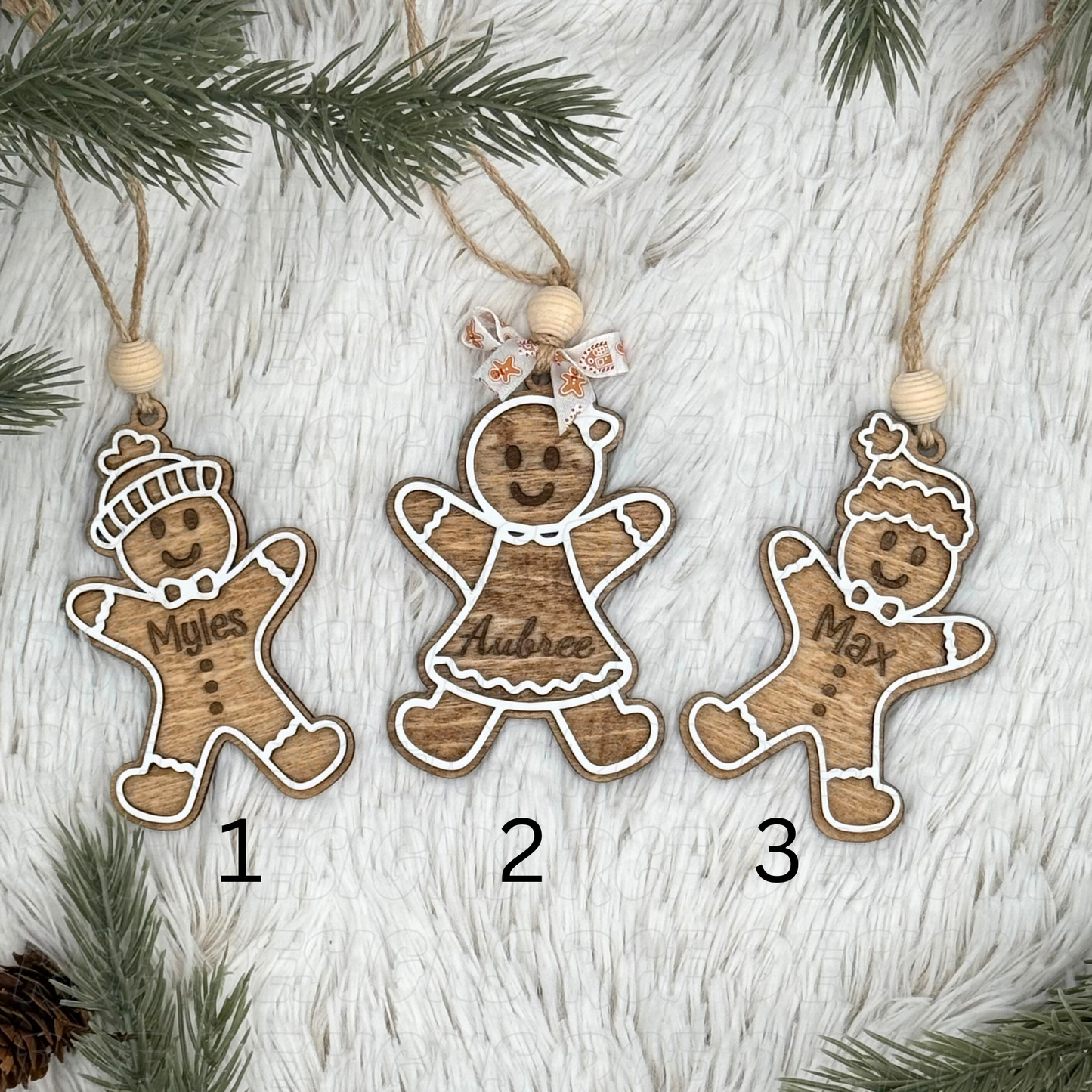 Personalized Gingerbread Ornament