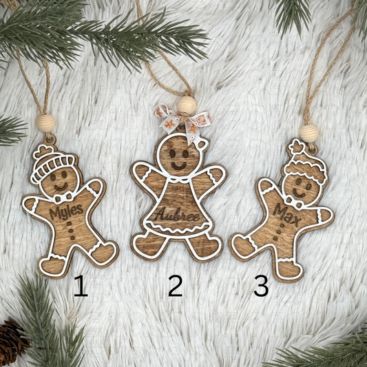 Personalized Gingerbread Ornament
