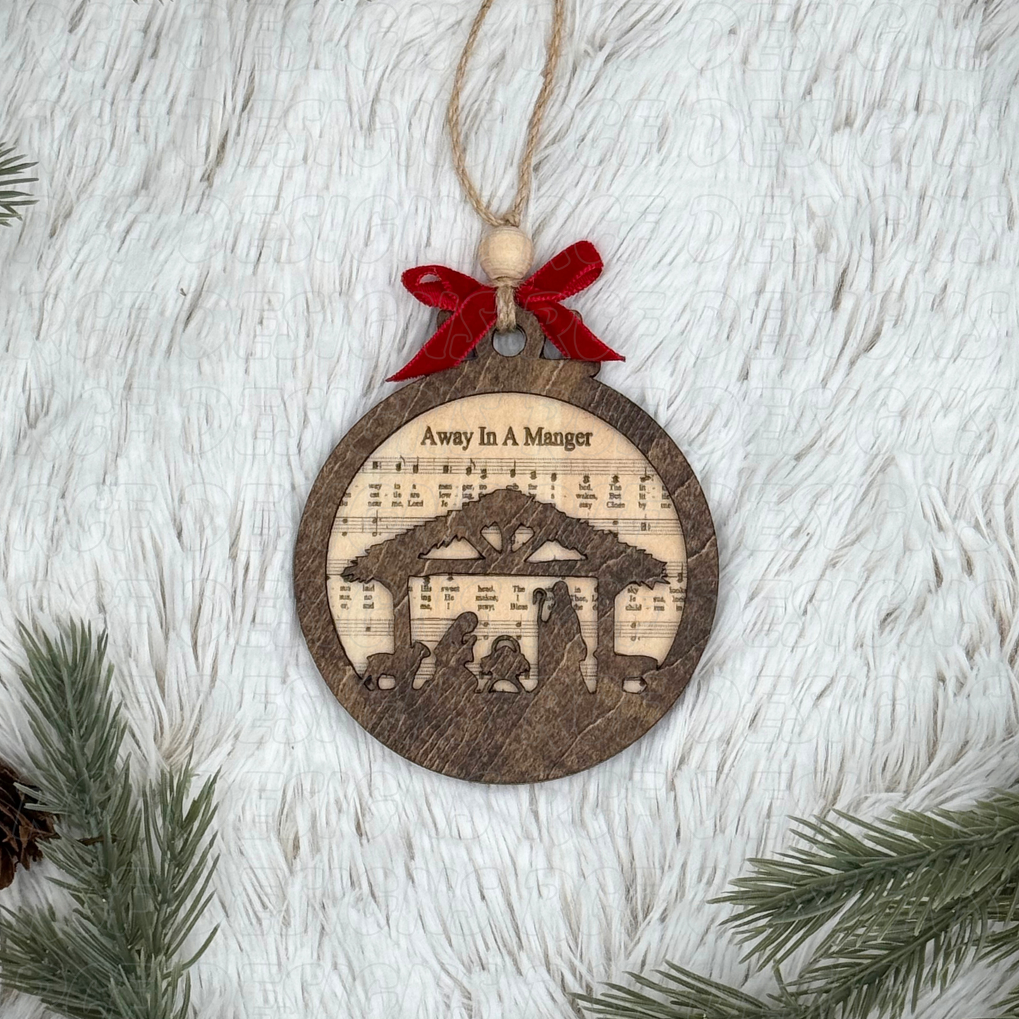 Away In A Manger Ornament