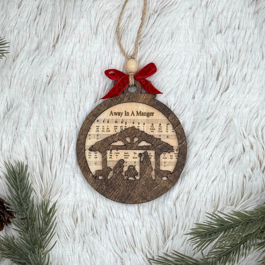 Away In A Manger Ornament
