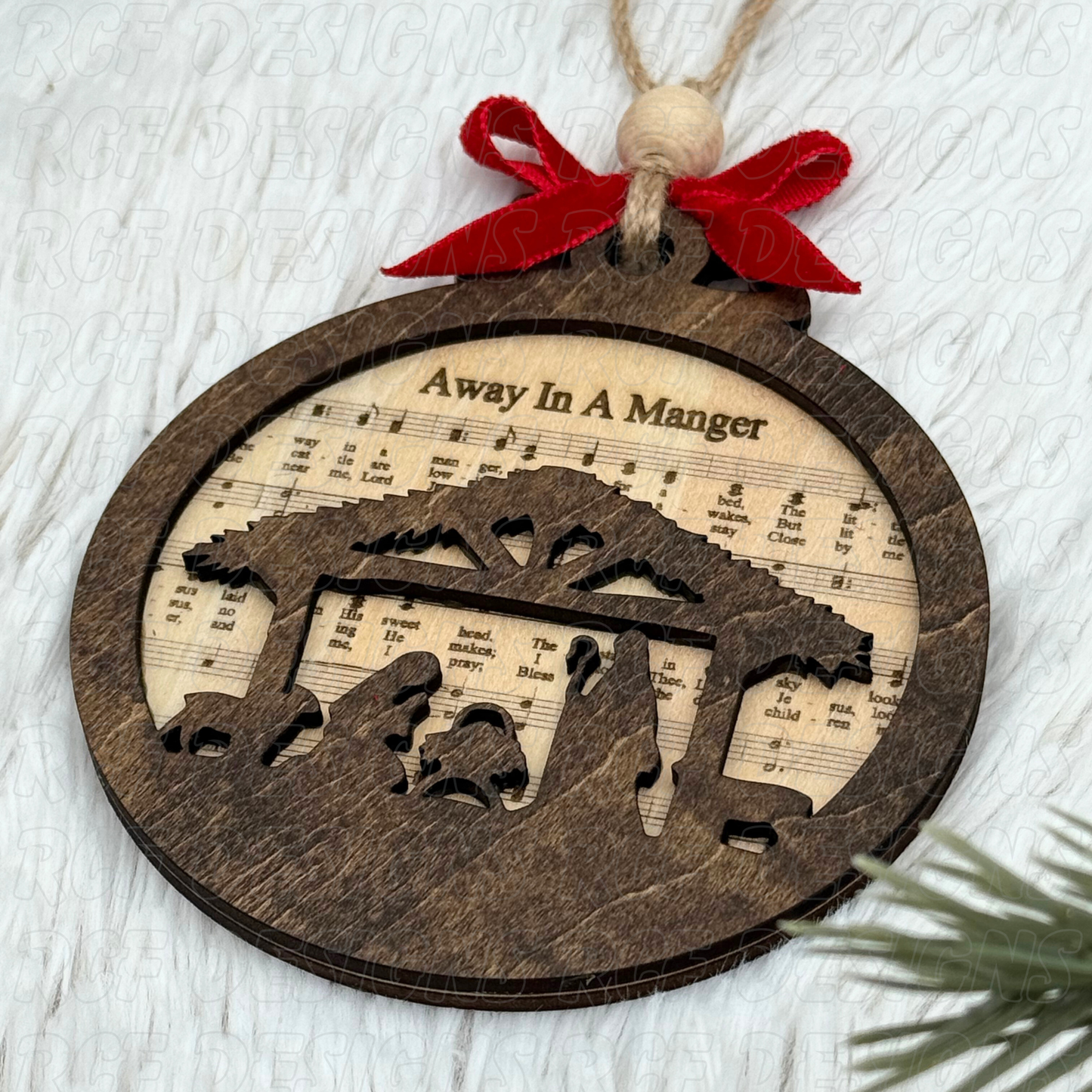 Away In A Manger Ornament