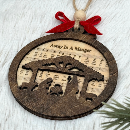 Away In A Manger Ornament