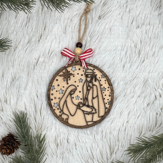 Manger Scene Ornament