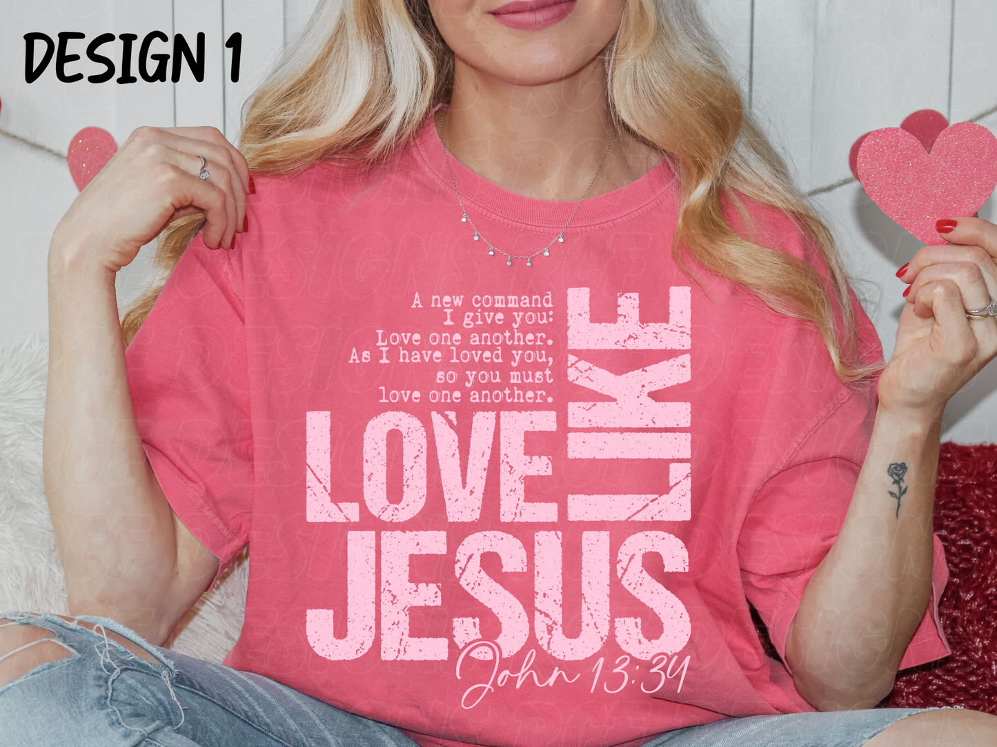 SALE!! Watermelon Pink Comfort Colors Shirt - Pick your Design!