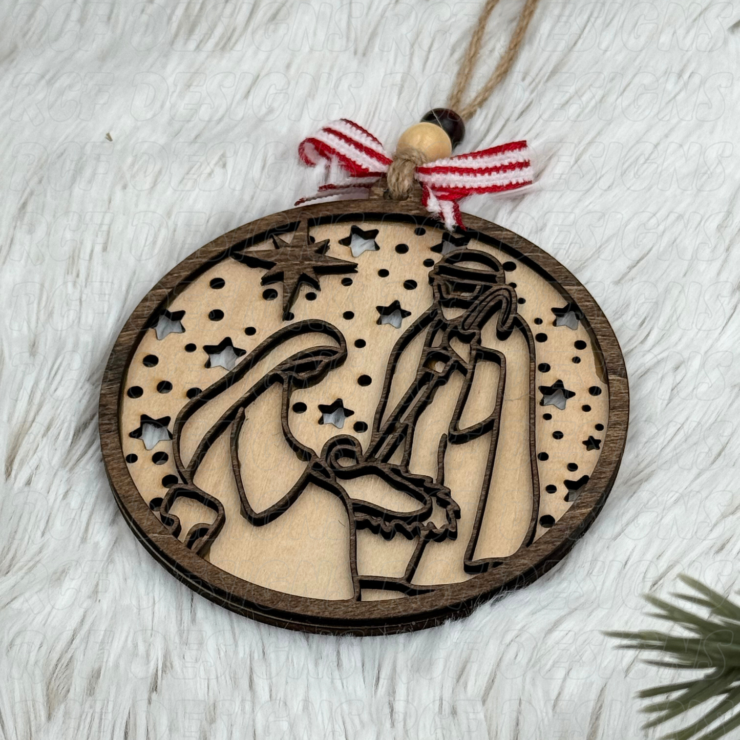Manger Scene Ornament