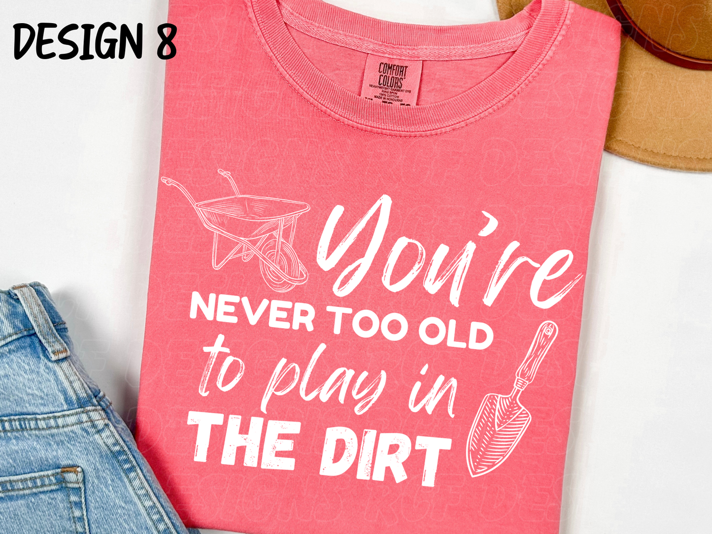 SALE!! Watermelon Pink Comfort Colors Shirt - Pick your Design!