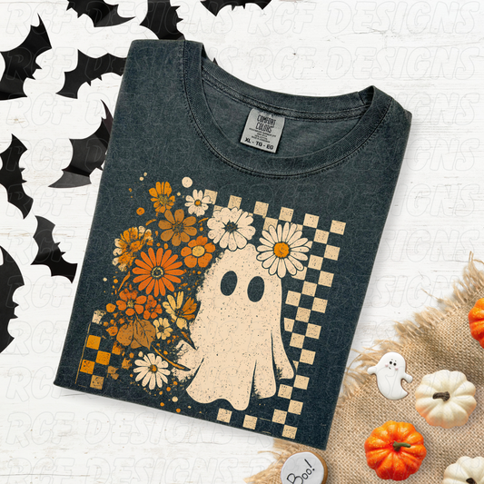 Boho Floral Ghost