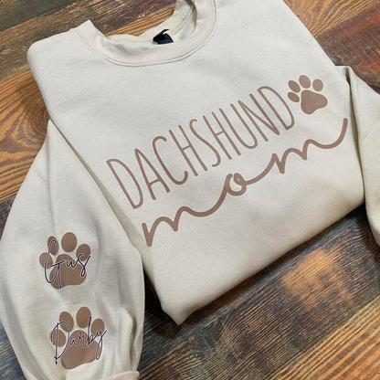 Personalized Dog Mom Sweatshirt