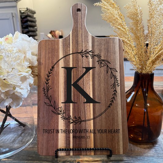 Personalized Acacia Cutting Board
